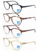 MODFANS Women Reading Glasses Blue Light Blocking 0.5 Men Readers Spring Hinges,Anti Glare UV Eyestrain,Large Round Frame Computer Eyeglasses Women view 2
