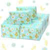 Geyee 50 Packs Tissue Travel Size Facial Paper Napkins Travel Packs Disposable Pocket Tissues for Wedding Guest Traveling School Purse Home Supplies, 500 Sheets 3 Ply(Daisy) view 1