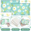 Geyee 50 Packs Tissue Travel Size Facial Paper Napkins Travel Packs Disposable Pocket Tissues for Wedding Guest Traveling School Purse Home Supplies, 500 Sheets 3 Ply(Daisy) view 3
