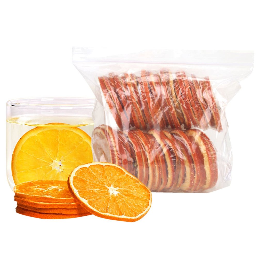 JTEDZI Dried Orange Slices, 3.52 Oz/100g Dehydrated Orange Slices, Dried Oranges for Cocktails, Crafts and Potpourri
