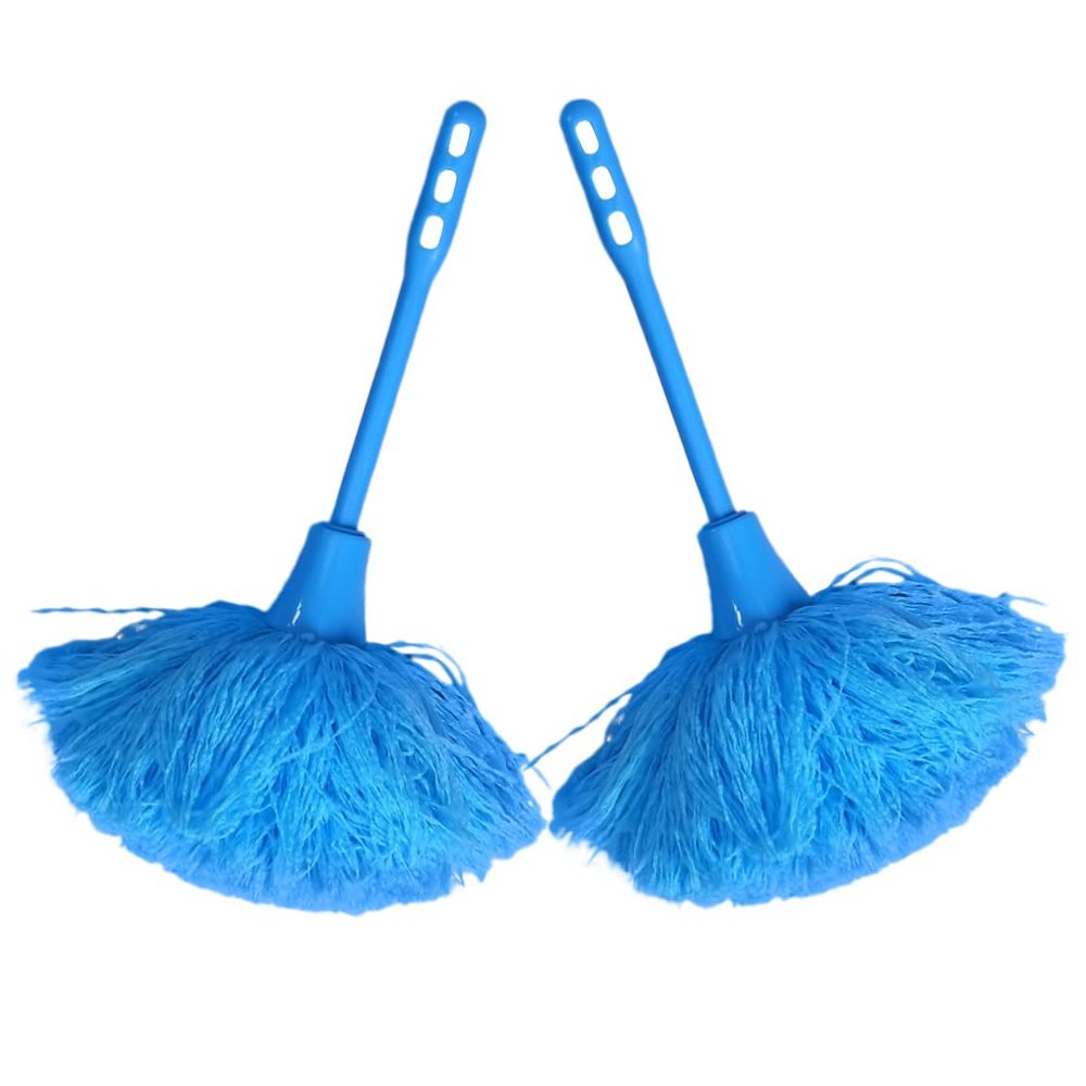 Zerodeko 2pcs Handheld Household Duster Reusable Cleaning Tools for Furniture Car and Ceiling Non- Storage with Hanging