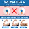 XL Blood Pressure Replacement Cuff Arm - 9"-21" Wide-Range Extra Large BP Cuff Fits from Medium to XLarge Big Arms, 6 Sizes of Connectors Compatible with Omron and Other Brands (Cuff Included Only) view 4
