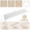 Homemate King Size76"x10"x6" Bed Wedge Pillow for Headboard - Bed Gap Filler(0-8") - Triangle Bloster Pillow Wedge - White view 4