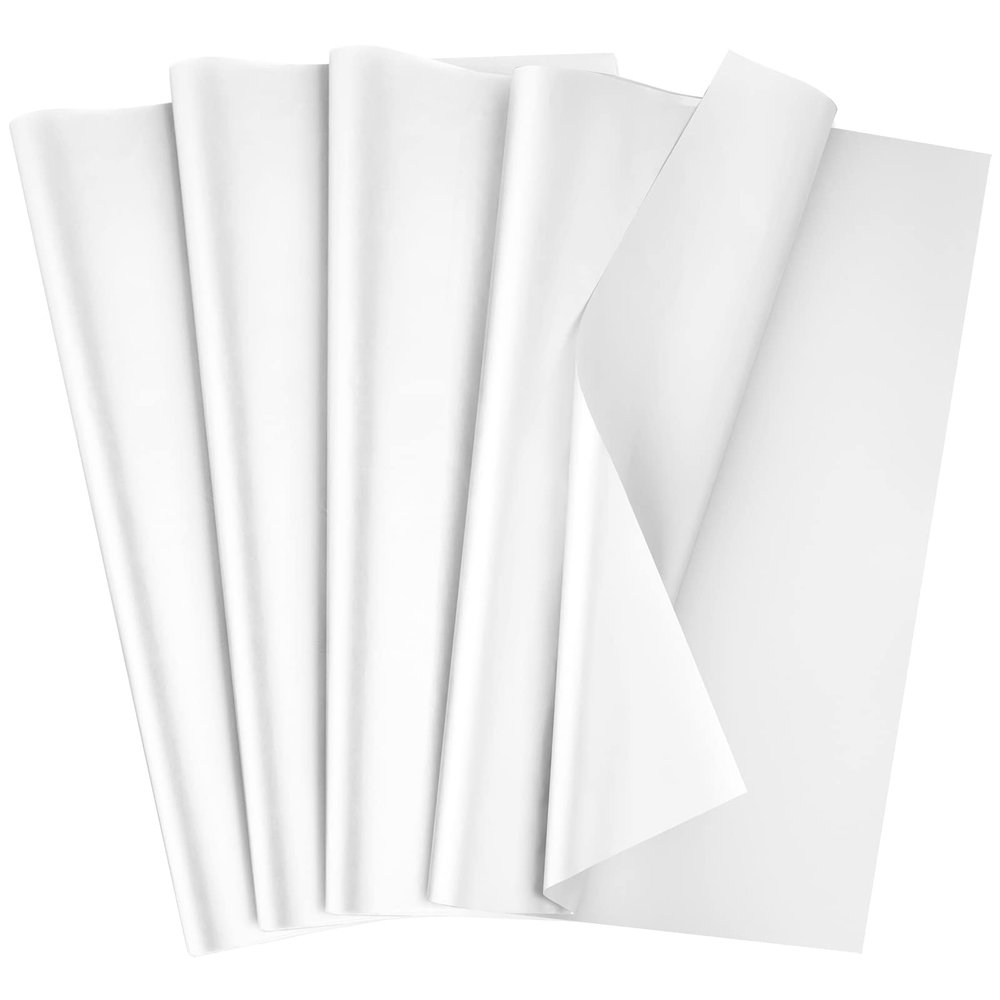 AORZIT White Tissue Paper 80 Sheets, 14 x 20 Inch Gift Wrapping Bulk Tissue Paper for Gift Bags for Christmas DIY Arts Crafts Shredded Filler Birthday Graduation