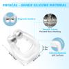 Anti Snoring Devices, Silicone Magnetic Anti Snoring Nose Clip, 6PCS Snore Stopper, Effective to Stop Snoring, Quieter Restful Sleep (White) view 3