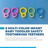 Infant Baby Toddler Safety Toothbrushes: Nurturing Dental Care for Your Baby's Early Years 5-Pack view 2