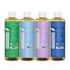 Dr. Bronner's - Pure-Castile Liquid Soap Variety Pack - Almond, Lavender, Baby Unscented, & Peppermint, Made w/Organic Oils, 18-in-1 Uses: Face, Body, Hair, Laundry, Pets, Dishes, Etc. (16oz, 4-Pack) view 2