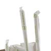 EcoQuality Oxo-Biodegradable Clear Disposable Drinking Straws 7.75 inch Compostable Jumbo Drinking Straw Individually Wrapped - Soda, Milkshake, Smoothie, Plastic Alternative, Eco-Friendly (1 BOX) view 1