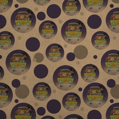 WB 100th Looney Tunes Scooby-Doo Mashup Premium Kraft Gift Wrap Wrapping Paper Roll