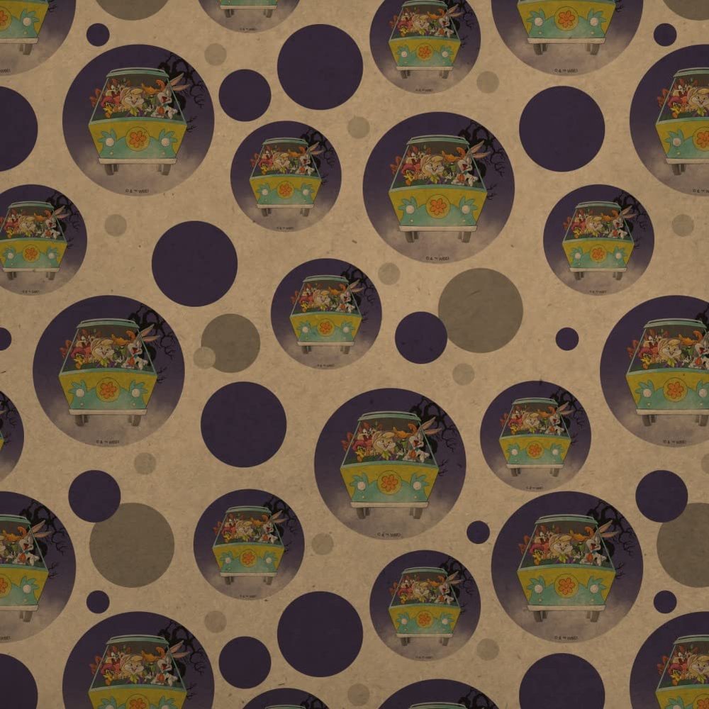 WB 100th Looney Tunes Scooby-Doo Mashup Premium Kraft Gift Wrap Wrapping Paper Roll