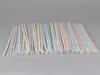 100 PCS Colourful Drinking Straw, Bendable Party Straws, Disposable Straw Food Grade PP Plastic Drink Straw, Birthday Party Decorations Supplies for Drinkware view 4