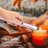 REIDEA Electric Lighter R1 Flat Candle Lighter, Windproof Flameless USB Rechargeable Arc with Safe Button and Power Indicator for Candle, BBQ and Fireworks, Rose Gold view 2