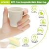 CCWOFF 500P 3OZ Bathroom Cups for Bathroom Eco Friendly Biodegradable Compostable Cup Mini Small Disposable Mouthwash Cups for Bath Rinse for Drinking Washing Taster Cup view 4