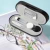AITIME 2 in 1 Double Sided Portable Contact Lens and Eyeglasses Case - Marbling, Multifunction, Durable, Compact, Portable Storage Kit view 2