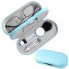 AITIME 2 in 1 Double Sided Portable Contact Lens and Eyeglasses Case - Marbling, Multifunction, Durable, Compact, Portable Storage Kit view 1