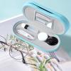 AITIME 2 in 1 Double Sided Portable Contact Lens and Eyeglasses Case - Marbling, Multifunction, Durable, Compact, Portable Storage Kit view 2