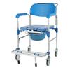 Cbhfmljd Mobility Bedside Toilet Chair, Shower Commode Seat Bathroom Potty Stool Elderly Adjustable Toilet Safety Frame with Handles and Back Anti-Skid Armrest for Seniors, Disabled and Pregnant view 1