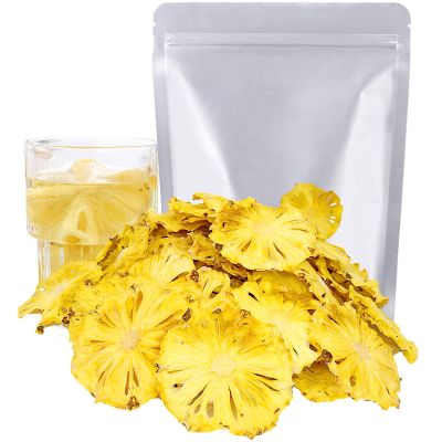 JTEDZI Dried Pineapple for Cocktail Garnish, Dry Dehydrated Pineapple 3.52oz/100g, No Sugar Added & No Additives Fruit Tea (18 to 20 Slices)