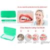 Braces Cleaning Kit for Teeth, Portable Orthodontic Toothbrush Kit Oral Care Dental Travel Kit - Interdental Brush Dental Wax Dental Floss Toothbrush Box (Green B) view 4