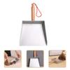 VOSAREA Mini Dustpan Stainless Steel Small Dustpan Portable Short Handle Compact Dust Pan for Workshop Table Desk Key Board view 4