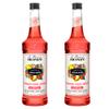 Monin - HomeCrafted Strawberry Ginger Lemonade Cocktail Mixer, Ready-to-Use Drink Mix, Sweet & Tart Flavor, Just Add Vodka, Perfect for Cocktails & Iced & Frozen Beverages (750 ml, 2-Pack) view 1