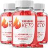 (3 Pack) Crossfire Keto Gummies - Official Formula, Vegan, Non GMO - Crossfire Keto ACV Gummies Advanced Formula, Vitamin B12, Beet Root Juice, Pomegranate Juice, 1000mg Max Strength (180 Gummies) view 1