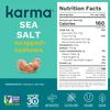 Sea Salt Wrapped Whole Cashews by Karma Nuts, Air Roasted with Natural Skins, 2X more Fiber, Whole 30, Peanut-Free Facility, Kosher, Everyday Nut Snack, 7oz Resealable Bag - 6 pack view 2