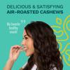 Sea Salt Wrapped Whole Cashews by Karma Nuts, Air Roasted with Natural Skins, 2X more Fiber, Whole 30, Peanut-Free Facility, Kosher, Everyday Nut Snack, 7oz Resealable Bag - 6 pack view 4