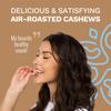 Toasted Coconut Air Roasted Whole Cashews by Karma Nuts, Lightly Sweetened, Peanut-Free Facility, Kosher, Everyday Nut Snack, 7oz Resealable Bag - 6 pack view 4