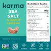 Sea Salt Wrapped Whole Cashews by Karma Nuts, Air Roasted with Natural Skins, 2X more Fiber, Whole 30, Peanut-Free Facility, Kosher, Everyday Nut Snack, 7oz Resealable Bag view 2