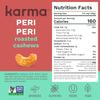 Peri Peri Air Roasted Whole Cashews by Karma Nuts, Savory, Spicy, Peanut-Free Facility, Kosher, Everyday Nut Snack, 7oz Resealable Bag - 6 pack view 2