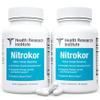 Nitrokor - Nitric Oxide Boosting - New Improved Formula - 2 Bottles 60 Capsules - Official Manufacturer - Official Nitrokor (2) view 1