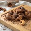 Cocoa Dusted Wrapped Whole Cashews by Karma Nuts, Lightly Sweetened, Air Roasted with Natural Skins, 2X more Fiber, Peanut-Free Facility, Kosher, Everyday Nut Snack, 7oz Resealable Bag - 6 pack view 4