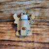 Bow Wow Pet Wear Highlands Cow Inhaler Holder Key chain Key Fob view 3