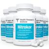 Nitrokor - Nitric Oxide Boosting - New Improved Formula - 5 Bottles 150 Capsules - Official Manufacturer - Official Nitrokor (5) view 1