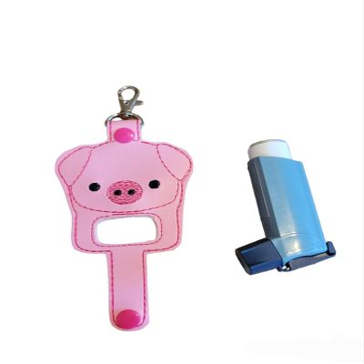 Bow Wow Pet Wear Pig Inhaler Holder Key chain Key Fob