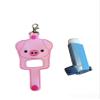 Bow Wow Pet Wear Pig Inhaler Holder Key chain Key Fob view 1