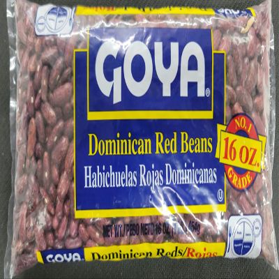 GOYA DOMINICAN RED BEANS/HABICHUELAS ROJAS DOMINICANAS 16OZ BAG