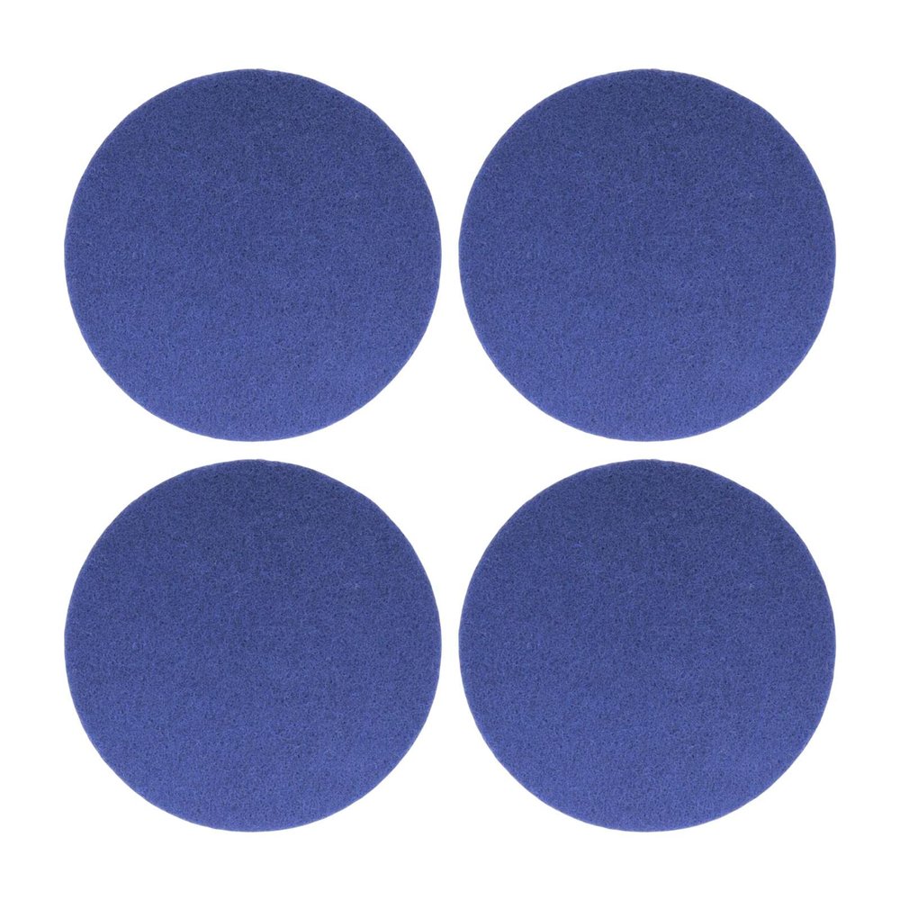 Electric Mop Pack Electric MopPads for Floor Cleaning,6.5inch Replacement Mop Pads, Blue