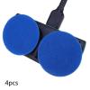  Electric Mop Pack Electric MopPads for Floor Cleaning,6.5inch Replacement Mop Pads, Blue view 4
