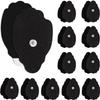 24 Pcs Electrodes Pads for Tens Unit, Reusable Long-Lasting Self-Adhesive Non-Irritating Tens Replacement Patches with Standard 3.5mm Snap-on Connector, Compatible with Belifu, Brilnurse TENS, Black view 1