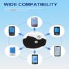 24 Pcs Electrodes Pads for Tens Unit, Reusable Long-Lasting Self-Adhesive Non-Irritating Tens Replacement Patches with Standard 3.5mm Snap-on Connector, Compatible with Belifu, Brilnurse TENS, Black view 3