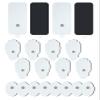 20 Pack TENS Unit Electrodes Pads, Reusable Self-Adhesive Latex-Free Non-Irritating Replacement Patches for TENS Massager with Standard 3.5mm Snap-on Connector, Compatible with Belifu, Brilnurse TENS view 1