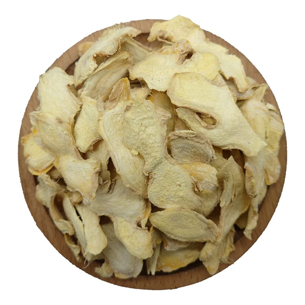 Ginger Slice,Dried Ginger Slice,Dry Ginger Slice,The Ginger Slice,Zingiber Officinale Rosc Slice Dried,Rhizoma Zingiberis Dried Slice,ganjiangpian,Dry Ginger Rhizoma Zingiberis (1000 g(2.20 Pound))
