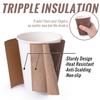JOYCODE [12OZ 400(120)(150)(920) SETS Brown Disposable Premium Insulated Paper Ripple Hot Coffee Paper Cups(Only Cups) (400) view 4