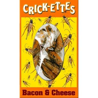 BicBugs Crickets Crick-ETTES Bacon and Cheese Flavor! Edible Insects bred for Human Consumption