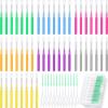 Zopeal 250 Pcs Interdental Brush for Braces Disposable Braces Flossers Dental Picks Floss Toothpick Dental Teeth Flossing Head Oral Hygiene Flosser Toothpick Soft Cleaning Tool(Lovely Color) view 1
