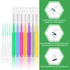 Zopeal 250 Pcs Interdental Brush for Braces Disposable Braces Flossers Dental Picks Floss Toothpick Dental Teeth Flossing Head Oral Hygiene Flosser Toothpick Soft Cleaning Tool(Lovely Color) view 3