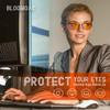 Bloomoak-99% Blue Light Blocking Glasses - Gaming Glasses - Anti Glare - Anti Fatigue -Suitable for Screens, Games, TVs view 3