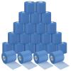 24 Pieces Foam Underwrap Tape Sports Prewrap Athletic Tape Foam Pre Wrap for Ankles Wrists Hands and Knees(Blue) view 1